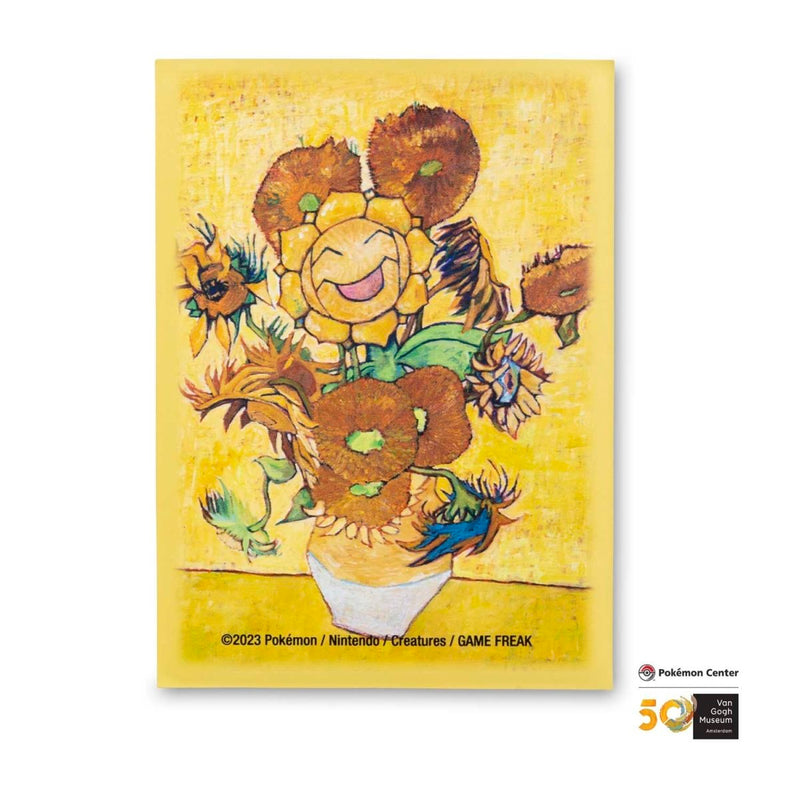 Pokémon Center × Van Gogh Museum: Sunflora Inspired by Sunflowers Card Sleeves (65 Sleeves)