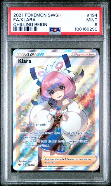 2021 POKEMON SWORD & SHIELD CHILLING REIGN