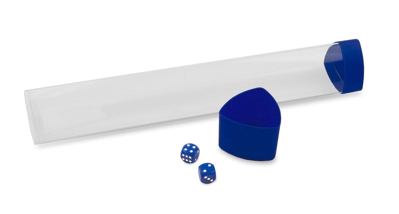 Playmat Tube with Dice Cap - Blue