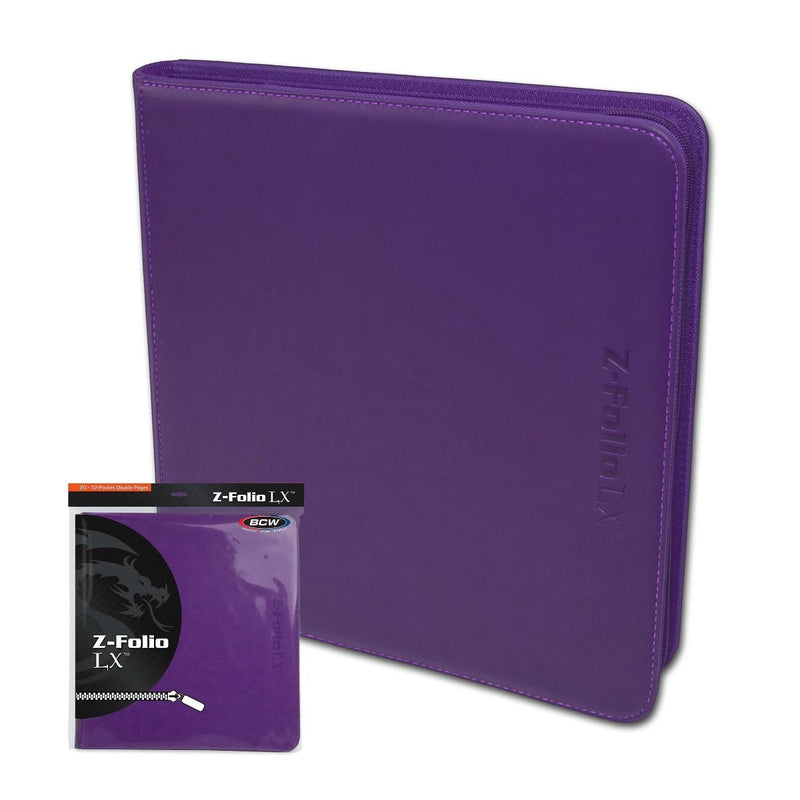 Z-Folio 12-Pocket LX Album - Purple