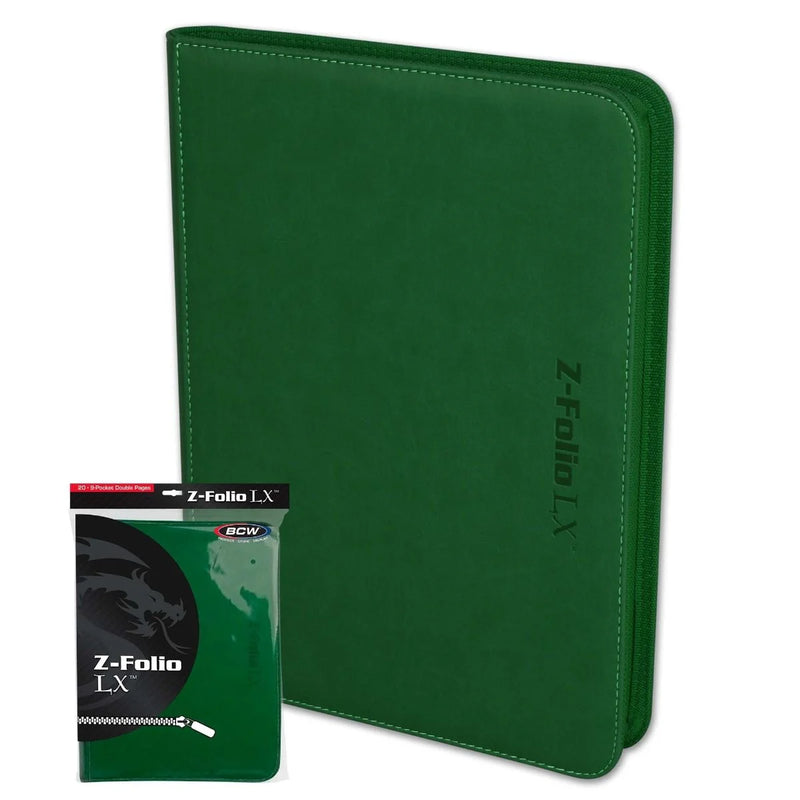 Z-Folio 9-Pocket LX Album - Green