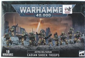 Warhammer 40k Astra Militarum Cadian Shock Troops