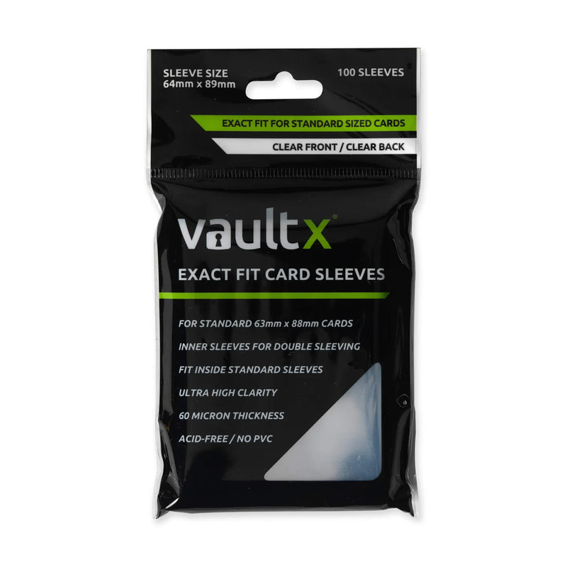 Vault X: Exact Fit Card Sleeves (200 Pack)