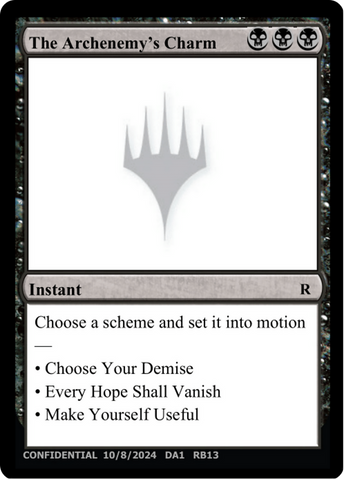 The Archenemy's Charm [Unknown Event]