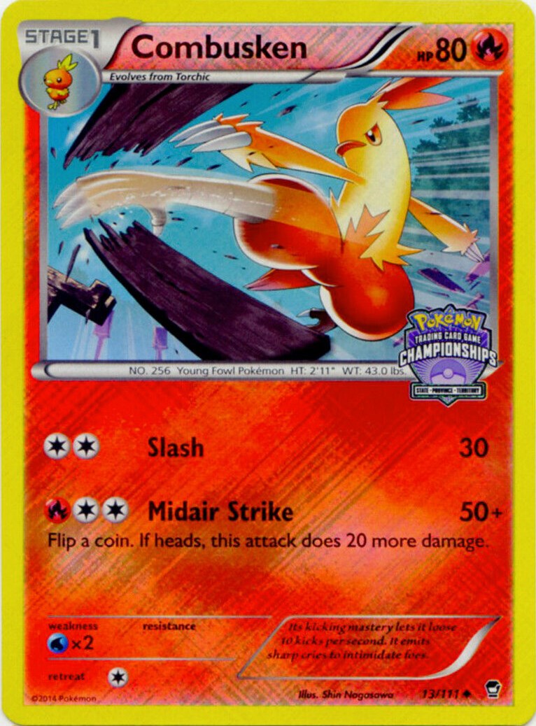Combusken - 13/111 (State Championship Promo) [League & Championship Cards]