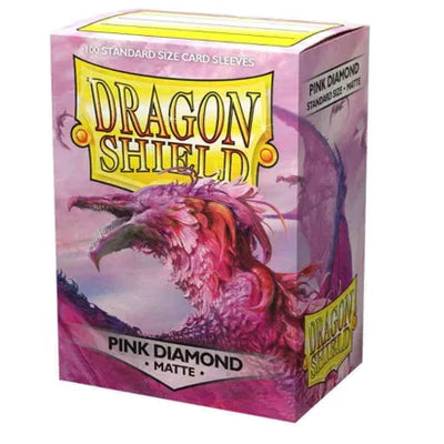 Dragon Shield Sleeves: Standard Matte - Pink Diamond 100CT