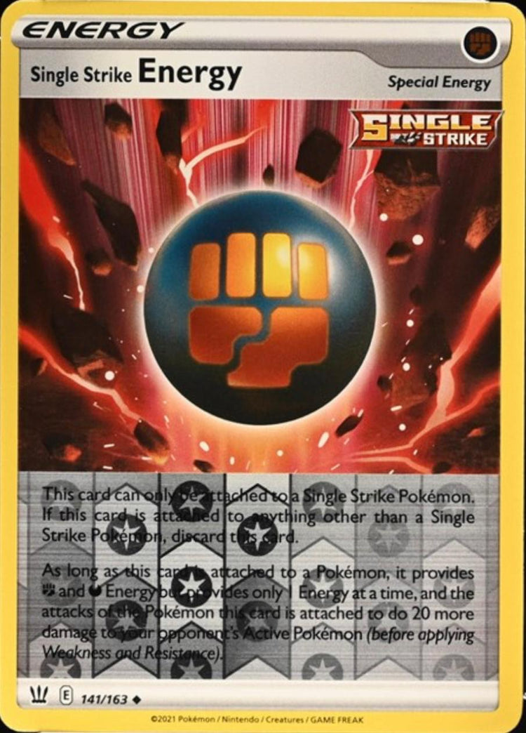 Single Strike Energy | Lightly Played / English / Reverse Holofoil