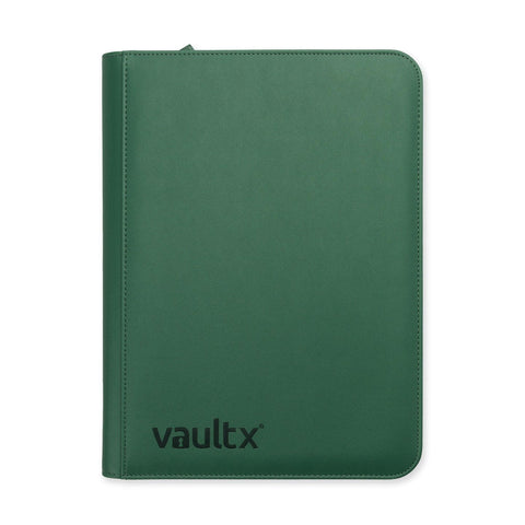 VaultX Zip Binder Metallic Green