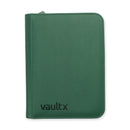 Zip Binder Metallic Green 4-Pocket
