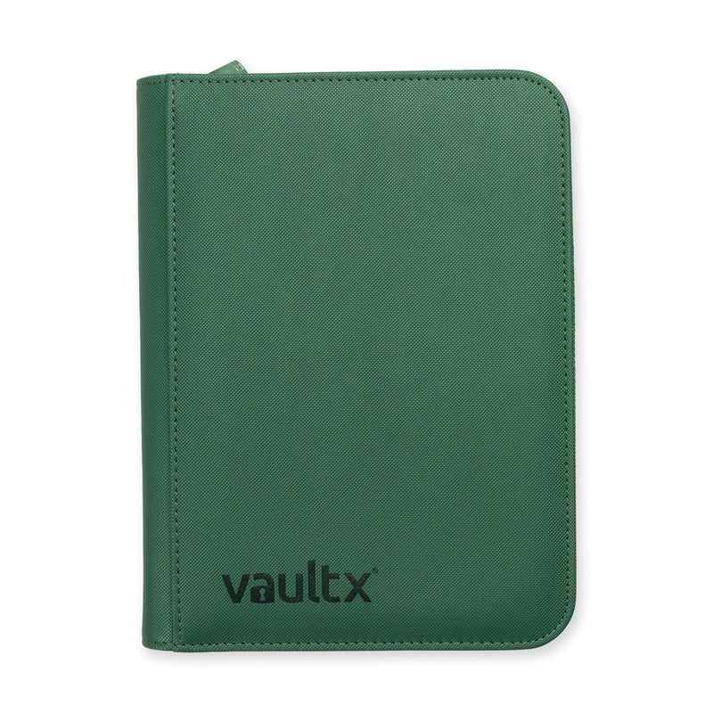 Zip Binder Metallic Green 4-Pocket