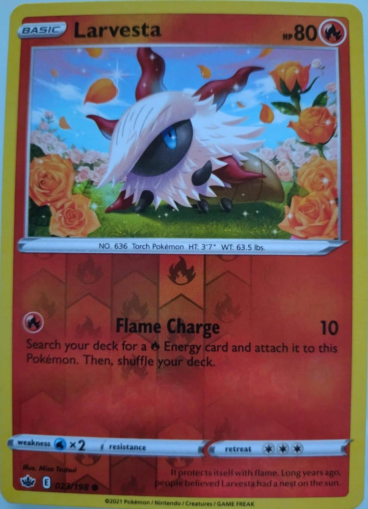 Larvesta | Lightly Played / English / Reverse Holofoil
