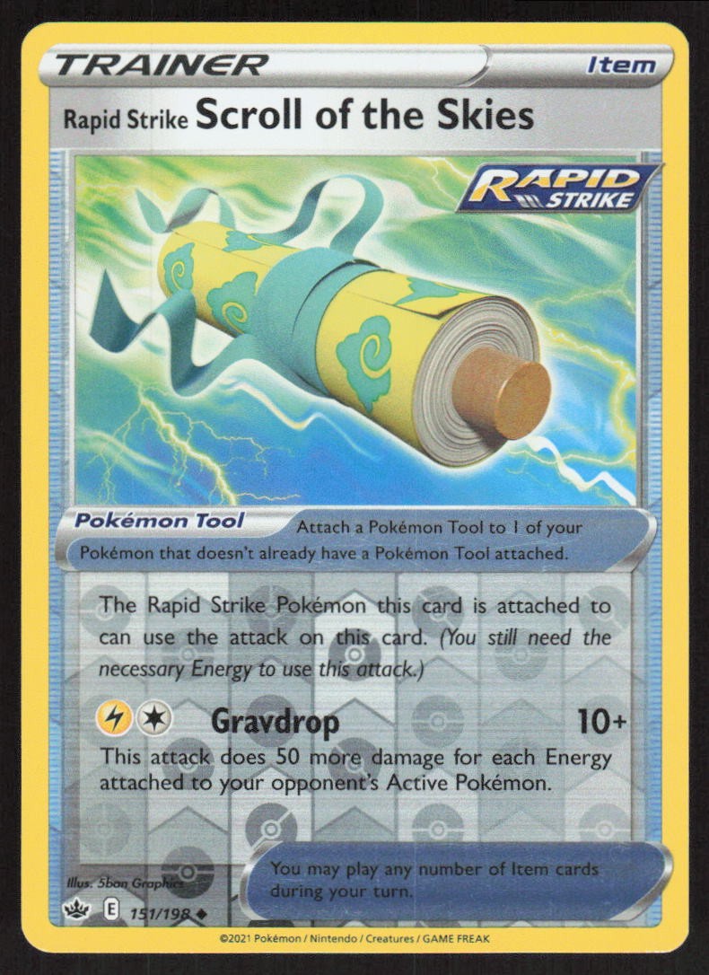 Rapid Strike Scroll of the Skies | Lightly Played / English / Reverse Holofoil