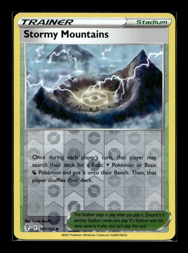 Stormy Mountains | Lightly Played / English / Reverse Holofoil