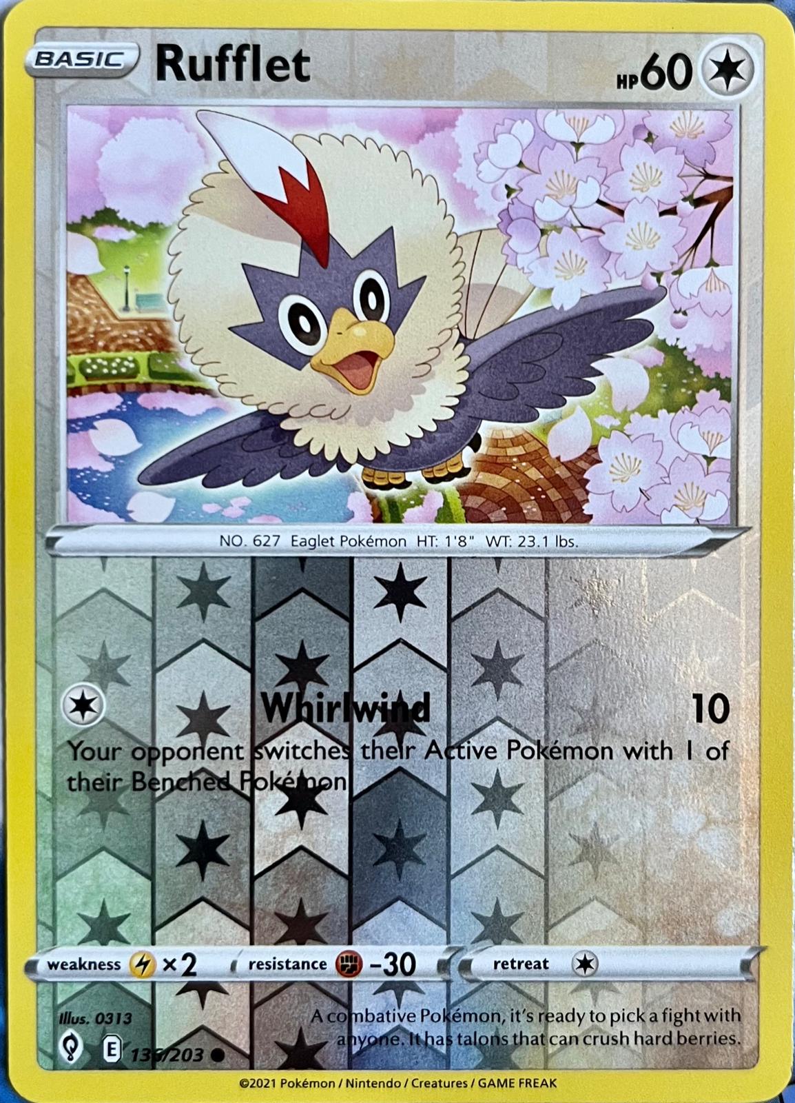 Rufflet | Lightly Played / English / Reverse Holofoil
