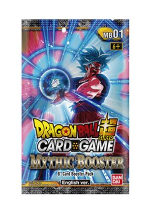 BOOSTER PACK DRAGON BALL SUPER CARD GAME MYTHIC BOOSTER