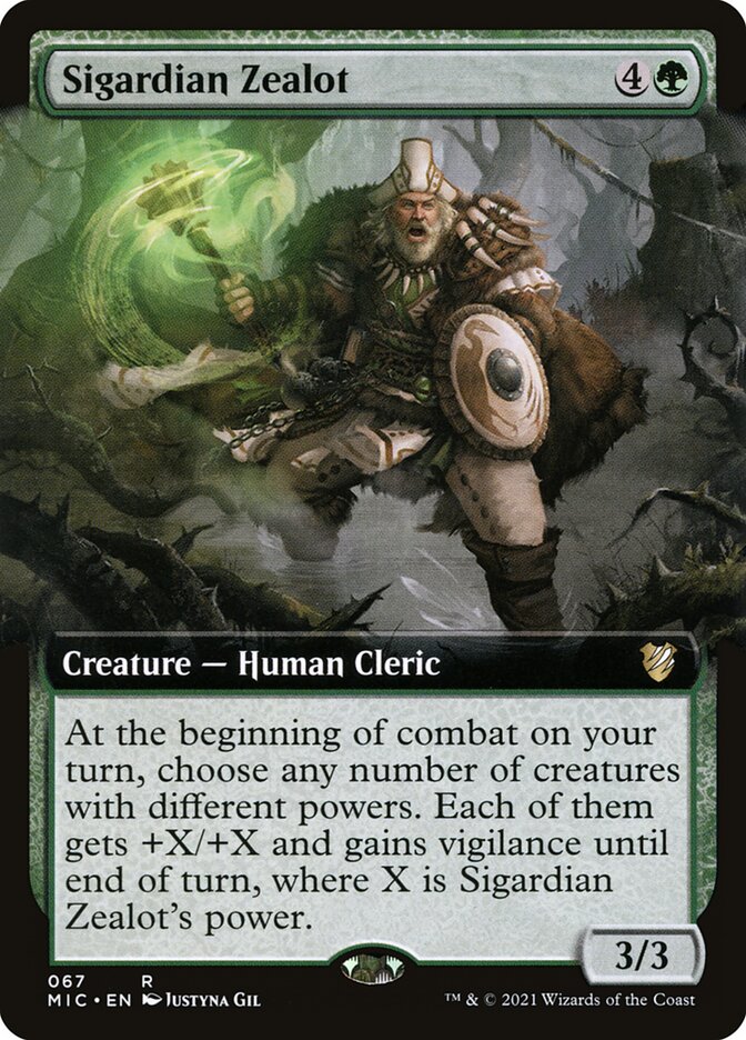 Sigardian Zealot (Extended Art)