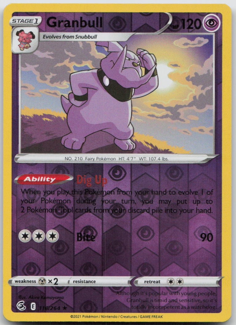Granbull | Lightly Played / English / Reverse Holofoil