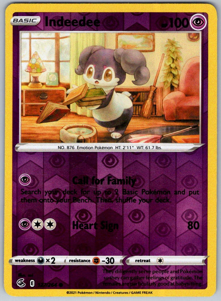 Indeedee | Lightly Played / English / Reverse Holofoil