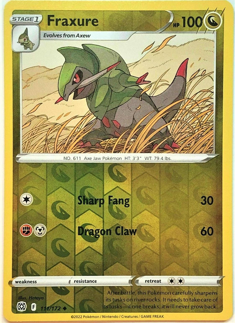 Fraxure | Lightly Played / English / Reverse Holofoil