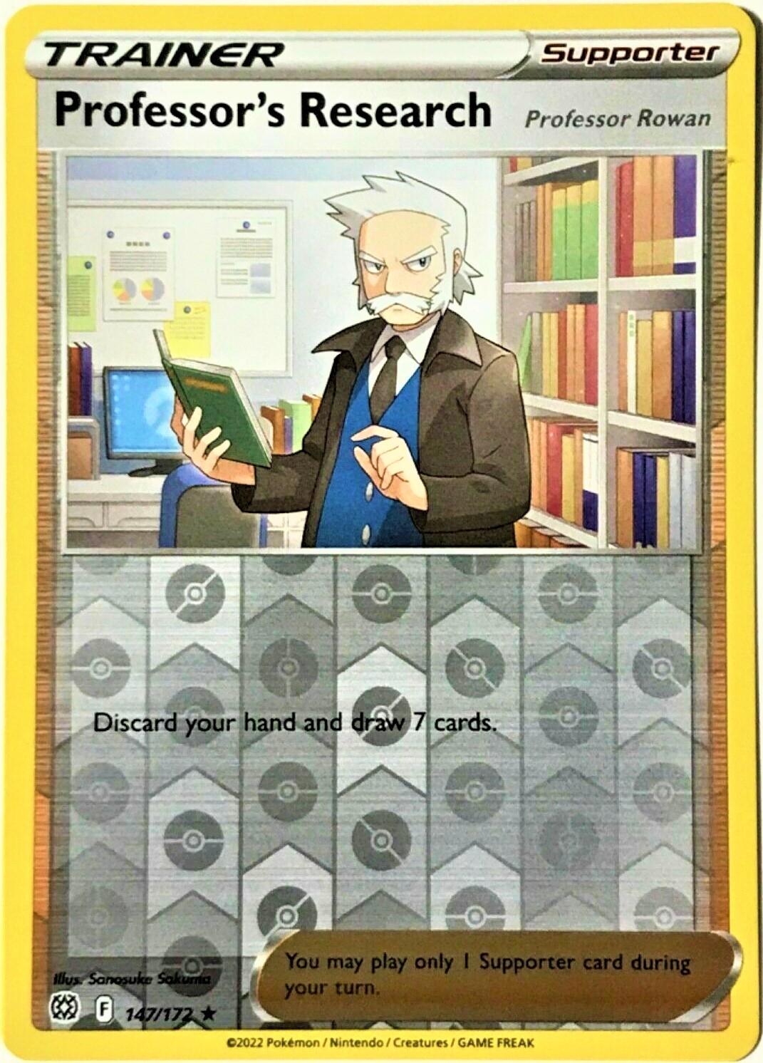 Professor's Research [Professor Rowan] | Near Mint / English / Reverse Holofoil | Moderately Played / English / Reverse Holofoil