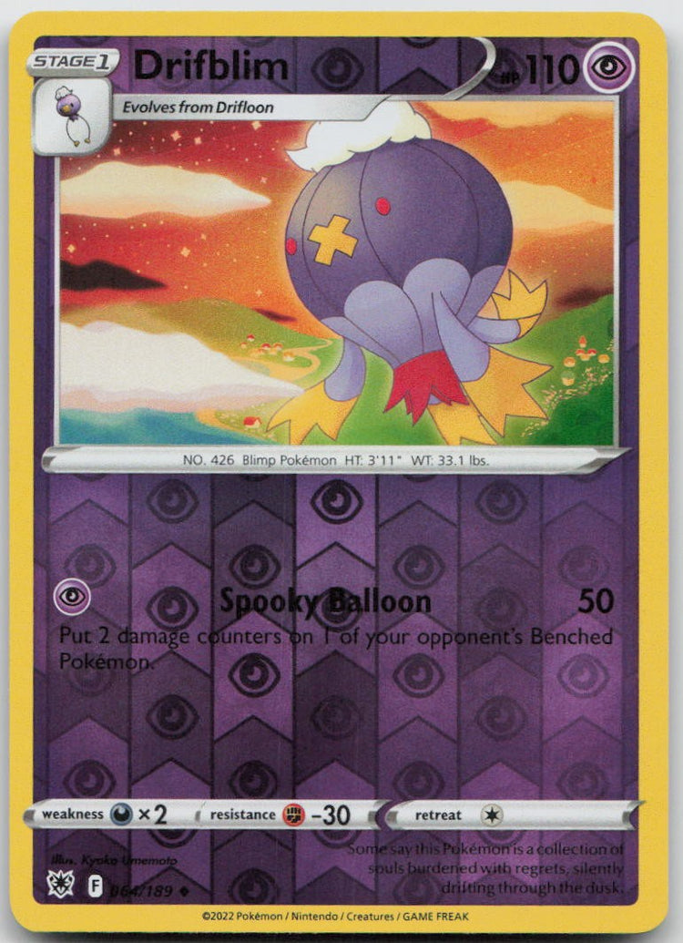 Drifblim | Lightly Played / English / Reverse Holofoil