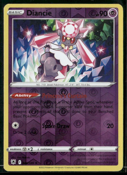 Diancie | Lightly Played / English / Reverse Holofoil