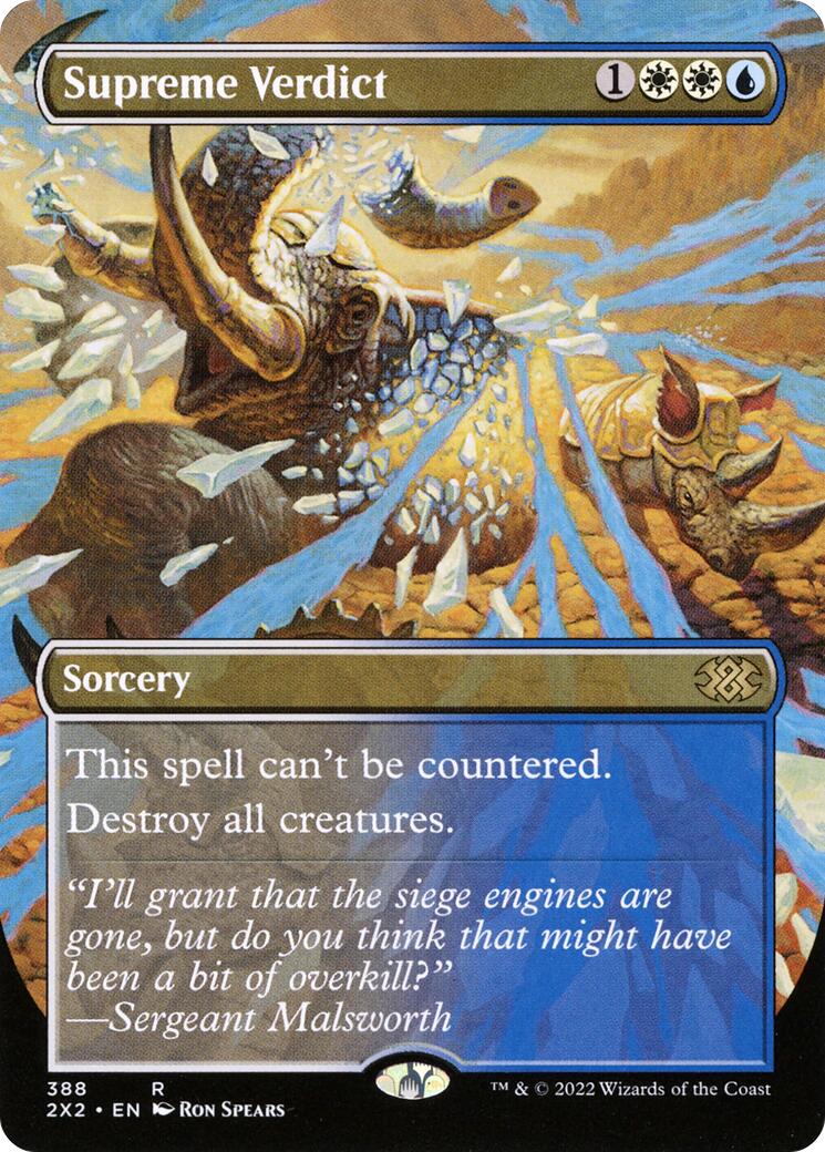 Supreme Verdict (Borderless)
