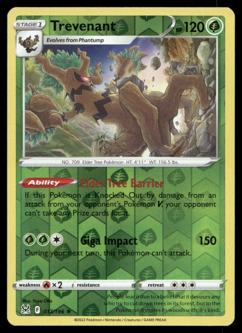Trevenant | Lightly Played / English / Reverse Holofoil