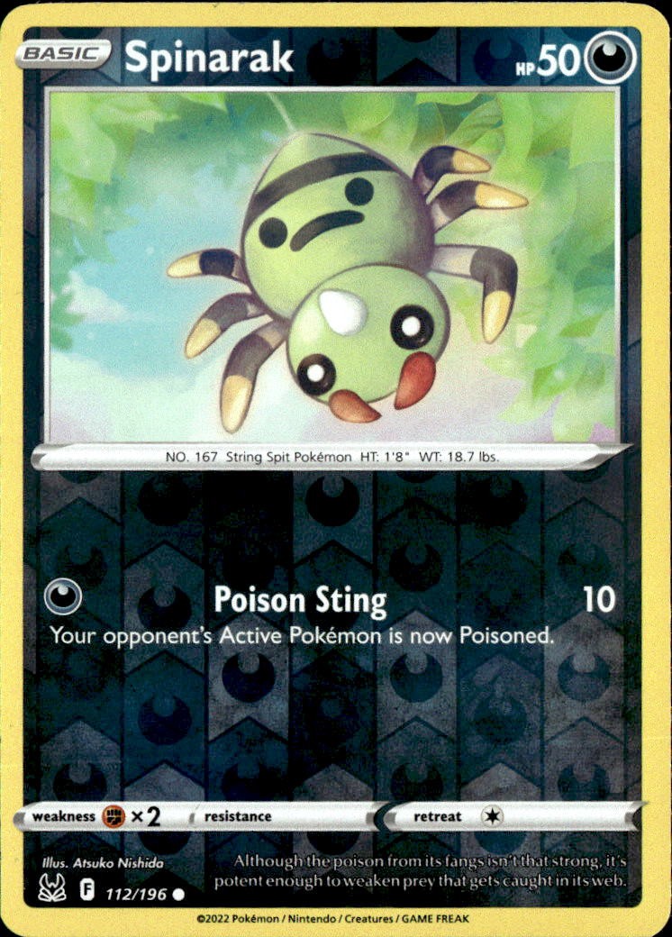 Spinarak | Lightly Played / English / Reverse Holofoil