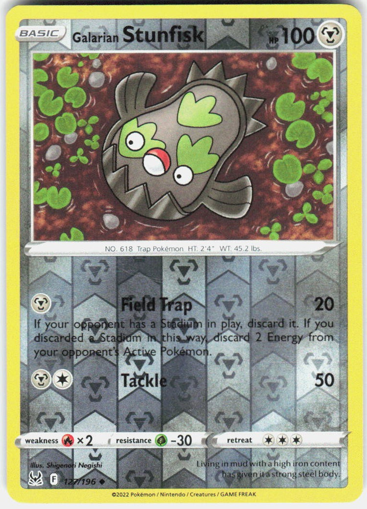 Galarian Stunfisk | Lightly Played / English / Reverse Holofoil