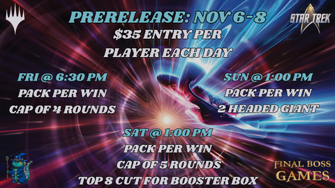 Star Trek - Prerelease Tournament Entry