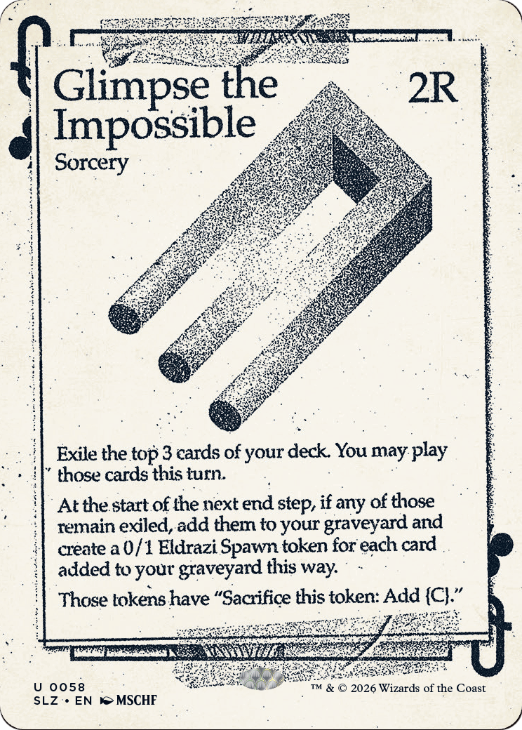 Glimpse the Impossible (0058) [Secret Lair x MSCHF: The Zeta Set]
