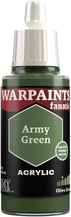 The Army Painter: Warpaints Fanatic - Army Green