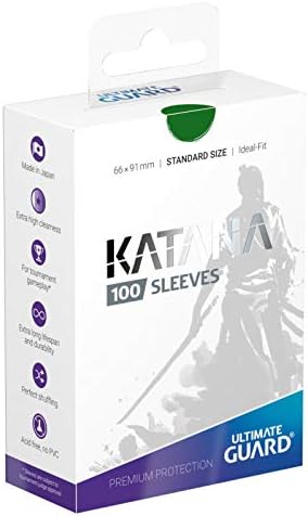Ultimate Guard Sleeves Katana Green 100-Count
