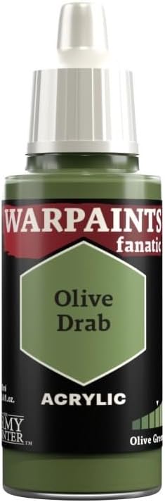 The Army Painter: Warpaints Fanatic - Olive Drab