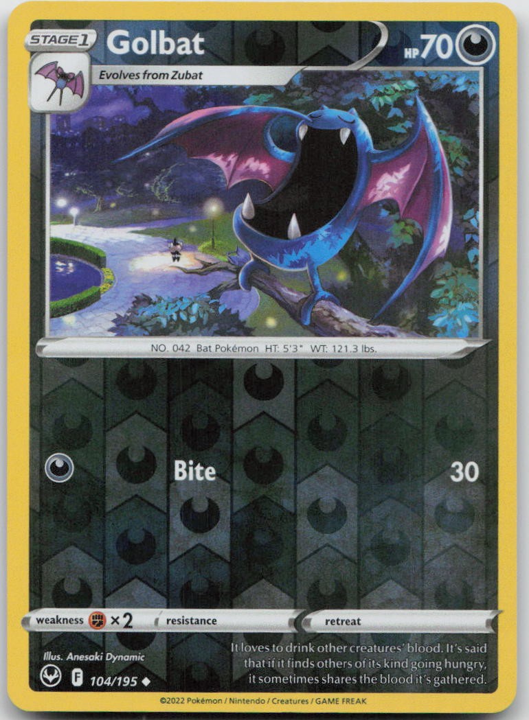 Golbat | Lightly Played / English / Reverse Holofoil
