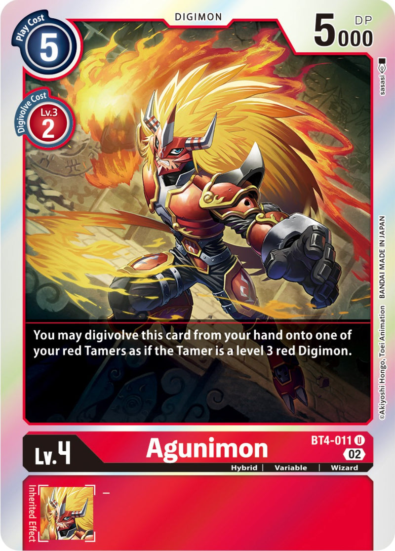 Agunimon [BT4-011] [Resurgence Booster]