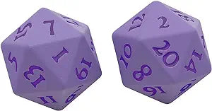 Ultra Pro D20 Heavy Metal Dice Vivid Purple