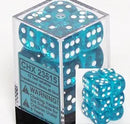 Chessex: Translucent 16Mm D6 Teal/White Dice