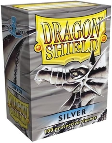 Dragon Shield Sleeves: Standard Classic - Silver 100CT