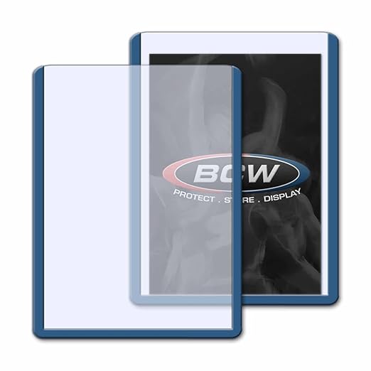 Topload Card Holder - Blue Border