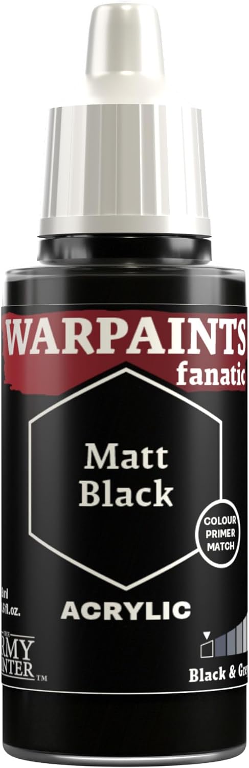 The Army Painter: Warpaints Fanatic - Matt Black