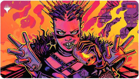 Aetherdrift Playmat for Magic: The Gathering - Borderless Racer 4: Far Fortune End Boss - Ultra Pro Playmats