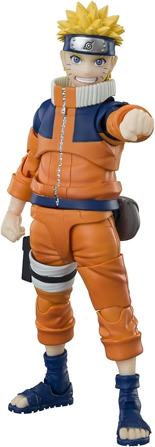 Tamashii Nations - Naruto Uzumaki -The No.1 Most Unpredictable Ninja- Naruto, Bandai Spirits S.H.Figuarts, 5.3 Inch