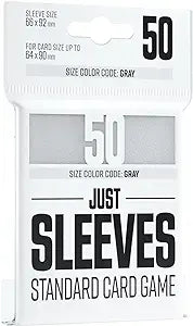 JUST SLEEVES - STANDARD CARD GAME WHITE