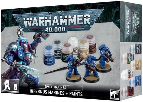 Warhammer 40K: Space Marines: Infernus Marines & Paints Set
