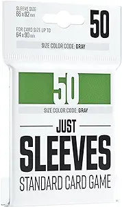 JUST SLEEVES - STANDARD CARD GAME GREEN