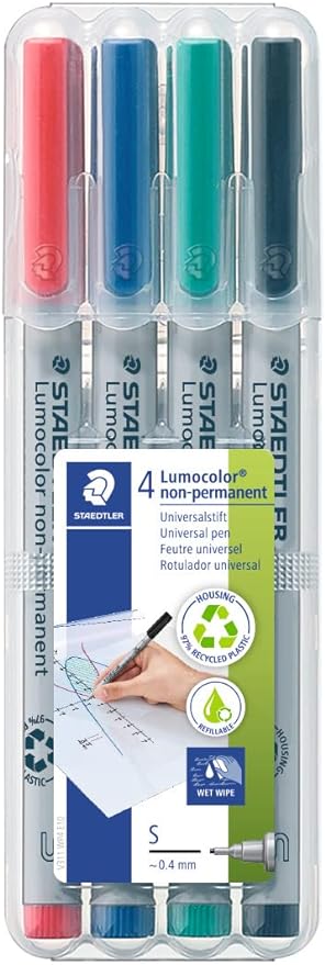 Chessex: Water Soulable Markers (4 Pk)