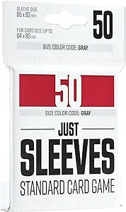 JUST SLEEVES - STANDARD CARD GAME RED