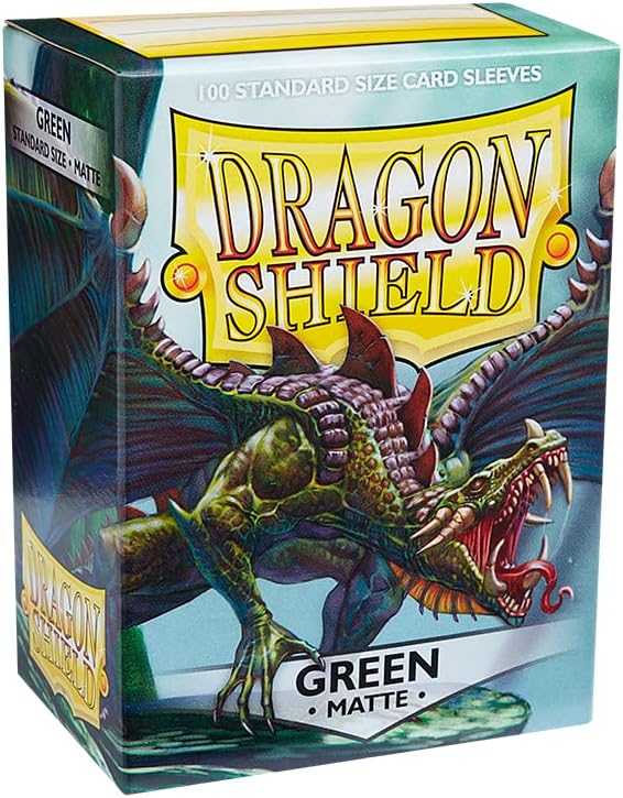 Dragon Shield Sleeves: Standard Matte - Green 100CT